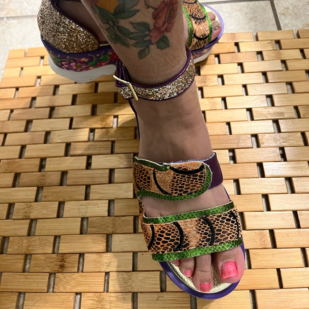 Irregular Choice “Jelly Snake” Sandals 39/8